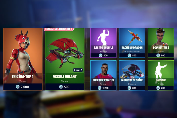 Boutique Fortnite 20 avril